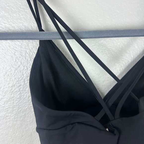 Lululemon Pushing Limits Bra 4 Black Luxtreme Athletic Activewear Stretch - Picture 7 of 9